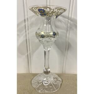 Rosenthal Classic Rose Monbijou Glass Candle Holder 6.25" Collectible